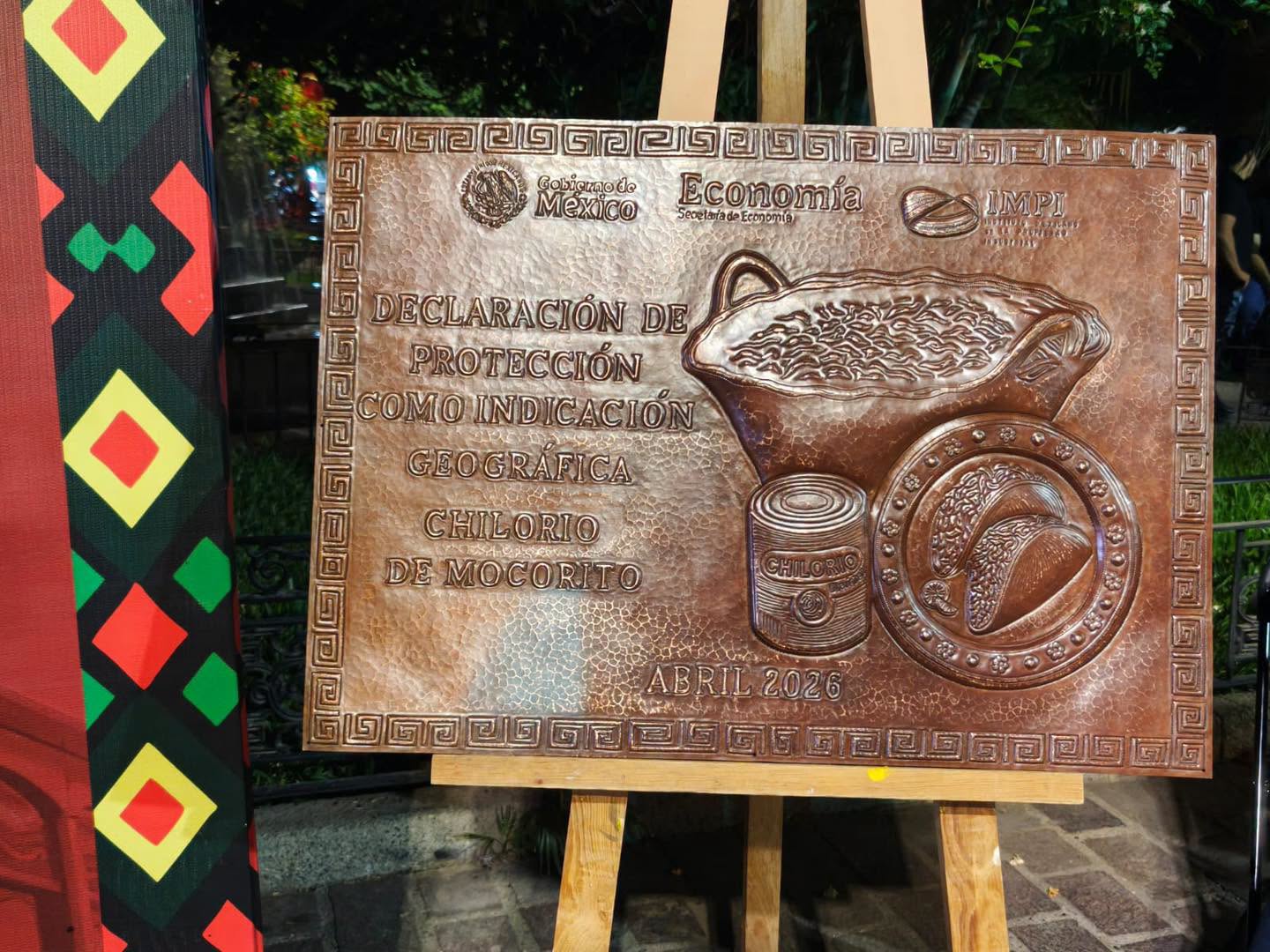 Presentan placa distintiva de la Indicación Geográfica Protegida del Chilorio de Mocorito y reconocen a productores tradicionales