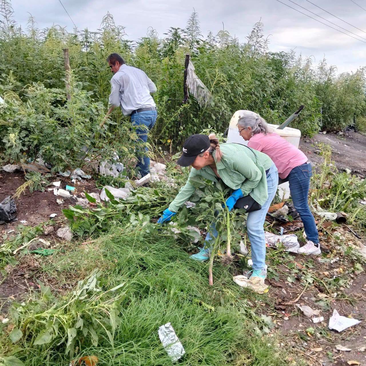 ¡Manos a la obra en Pericos! El H. Ayuntamiento coordina limpieza en el basurón de la sindicatura