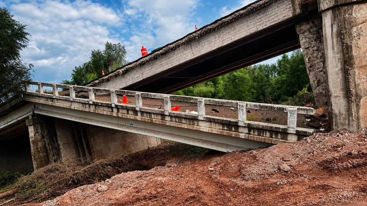 Tras colapso del puente a Alemania, autoridades estatales y municipales supervisan condiciones y preparan reconstrucción.