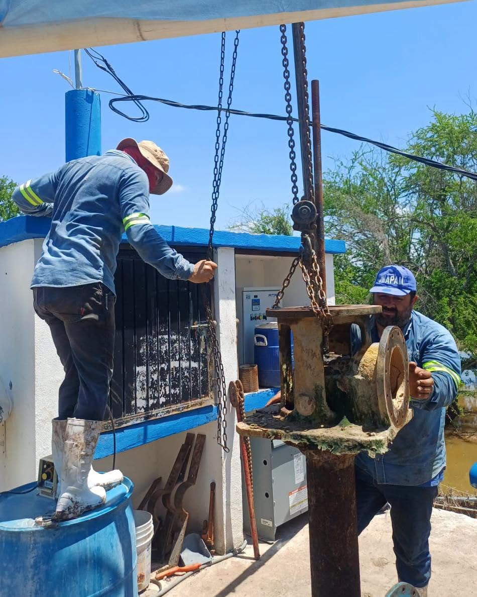 JMAPAM realiza reparación de motor en pozo de El Pochote para fortalecer el suministro de agua