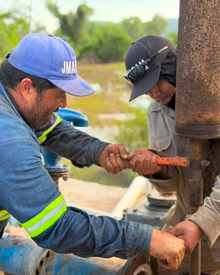 JMAPAM realiza reparación de motor en pozo de El Pochote para fortalecer el suministro de agua