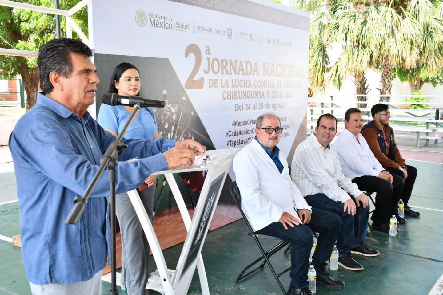 Sector Salud en coordinación con el  Ayuntamiento de Mocorito arrancan Jornada Nacional contra el Dengue, Chikungunya y Zika