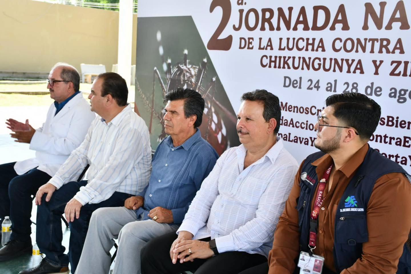 Sector Salud en coordinación con el  Ayuntamiento de Mocorito arrancan Jornada Nacional contra el Dengue, Chikungunya y Zika
