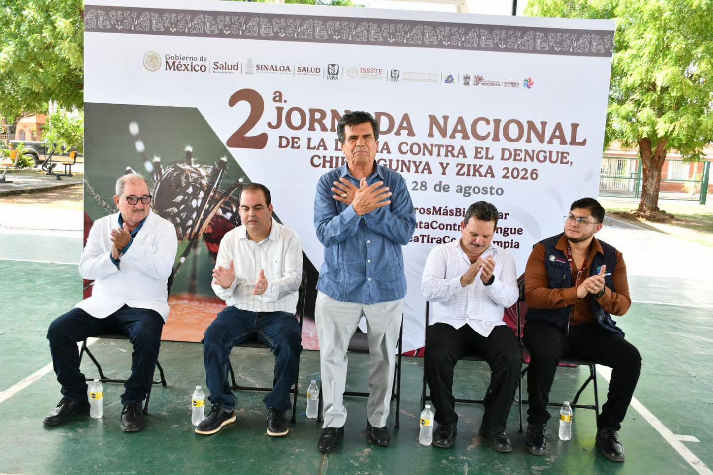 Sector Salud en coordinación con el  Ayuntamiento de Mocorito arrancan Jornada Nacional contra el Dengue, Chikungunya y Zika