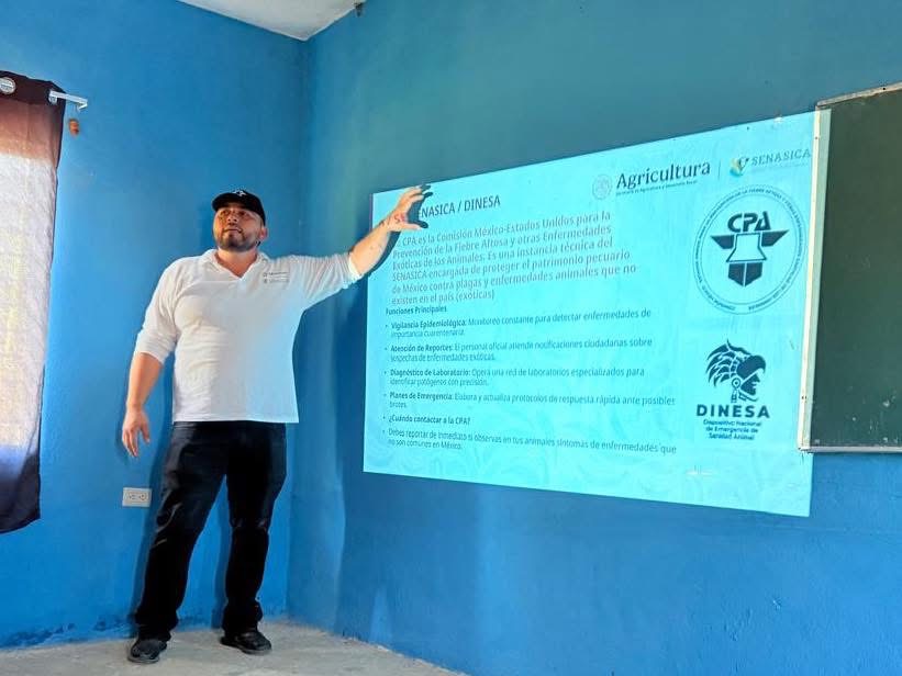 Continúan capacitaciones sobre el gusano barrenador en comunidades de Mocorito