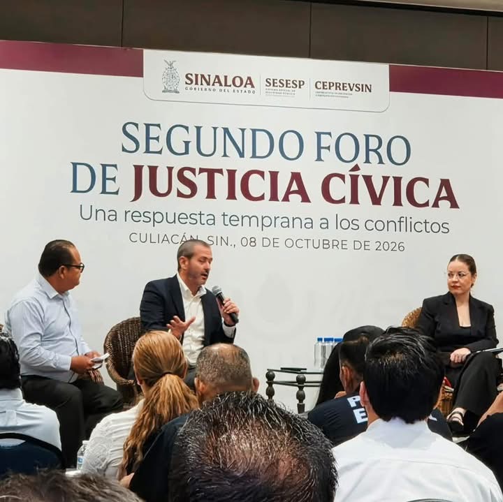 Alcalde Enrique Parra Melecio participa en el Segundo Foro de Justicia Cívica