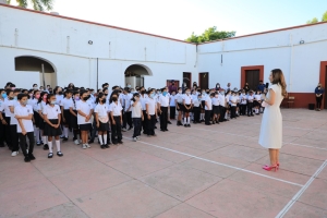 Anuncian techumbre para la Escuela Lic. Benito Juárez de Mocorito
